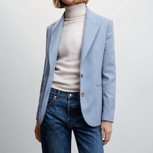 Mango wool blend blazer